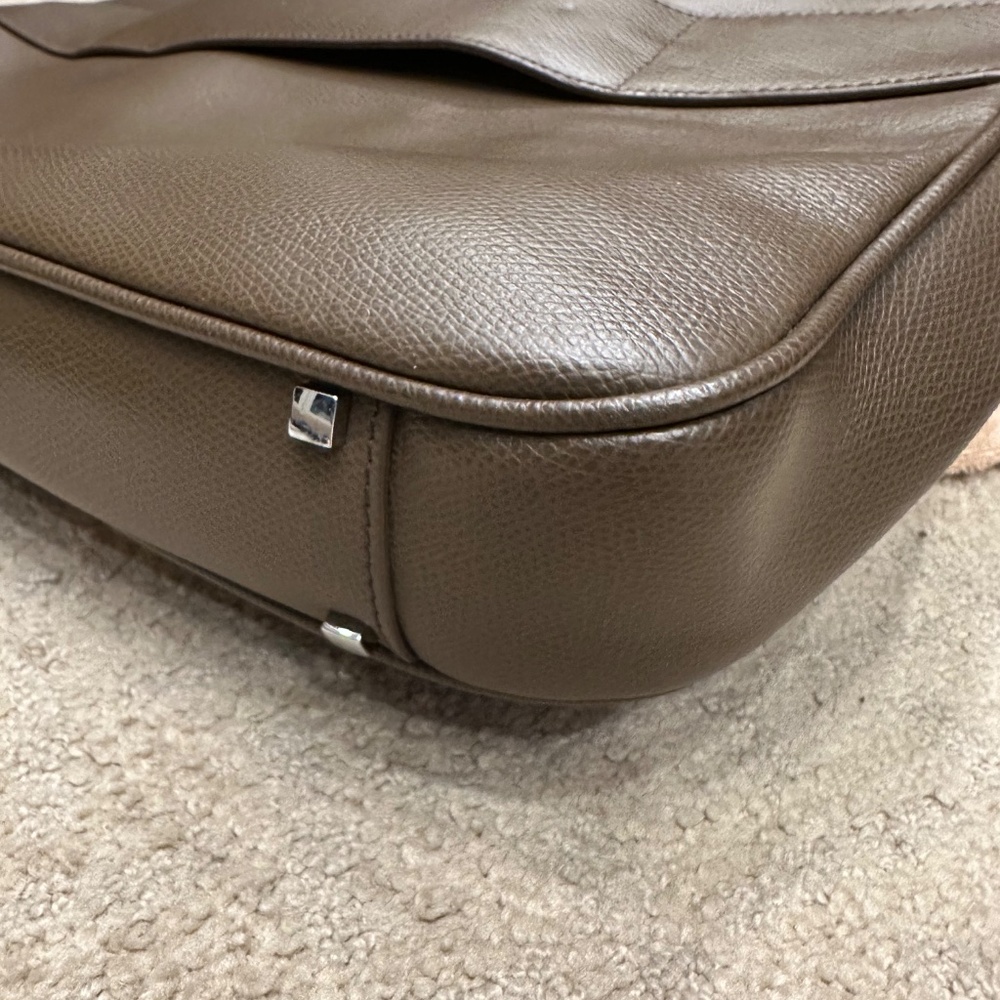 Furla Brown Leather soft side brief case/tote, Unisex - Picture 15 of 16